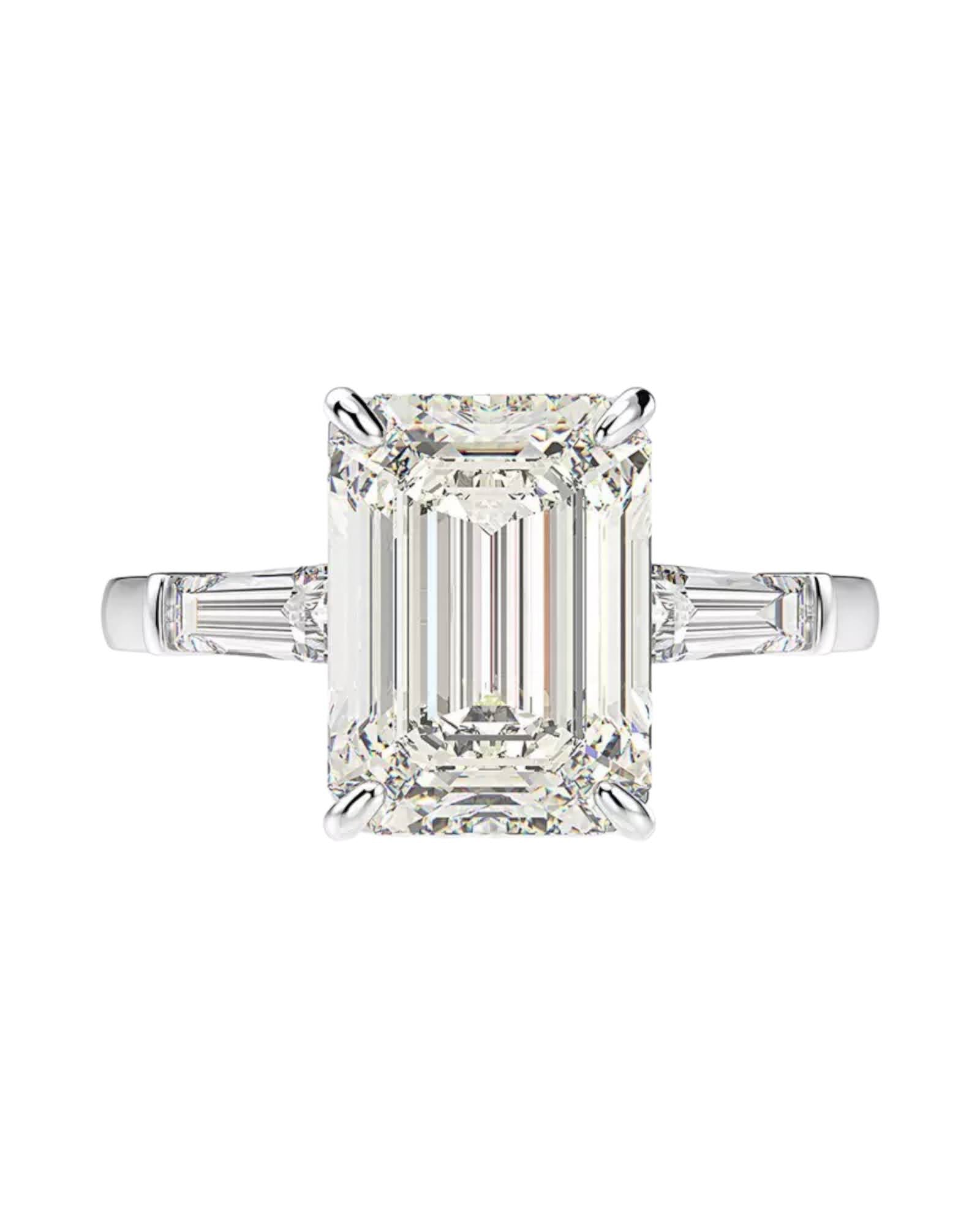 Lia Emerald Engagement Ring