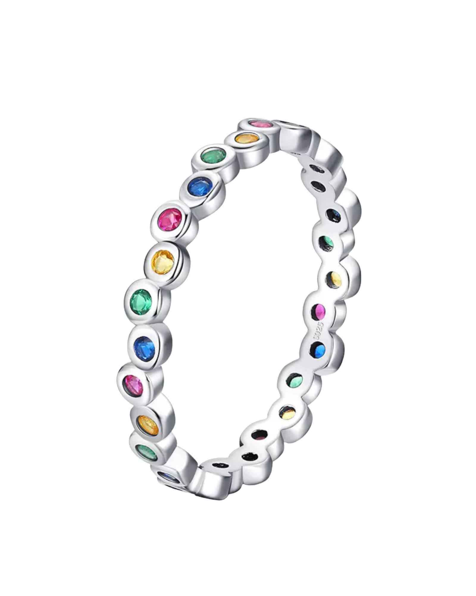 Round Rhinestone Ring