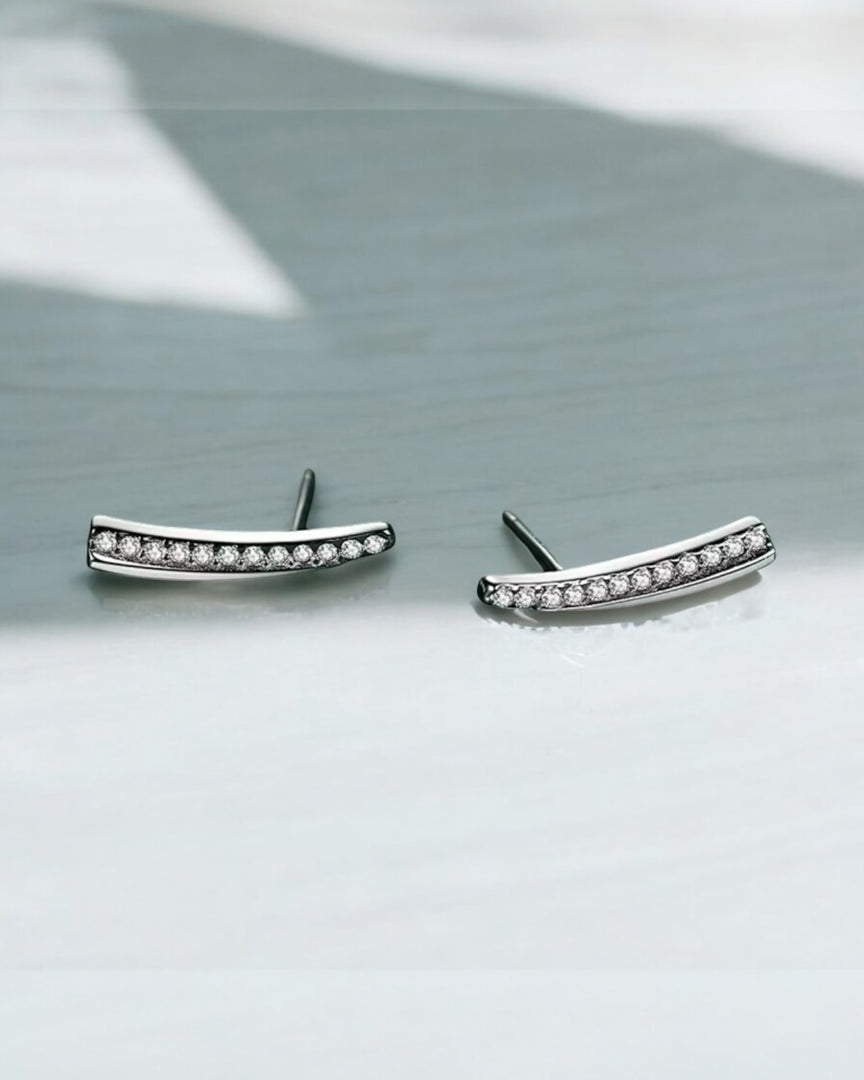 Diamond Arc Studs