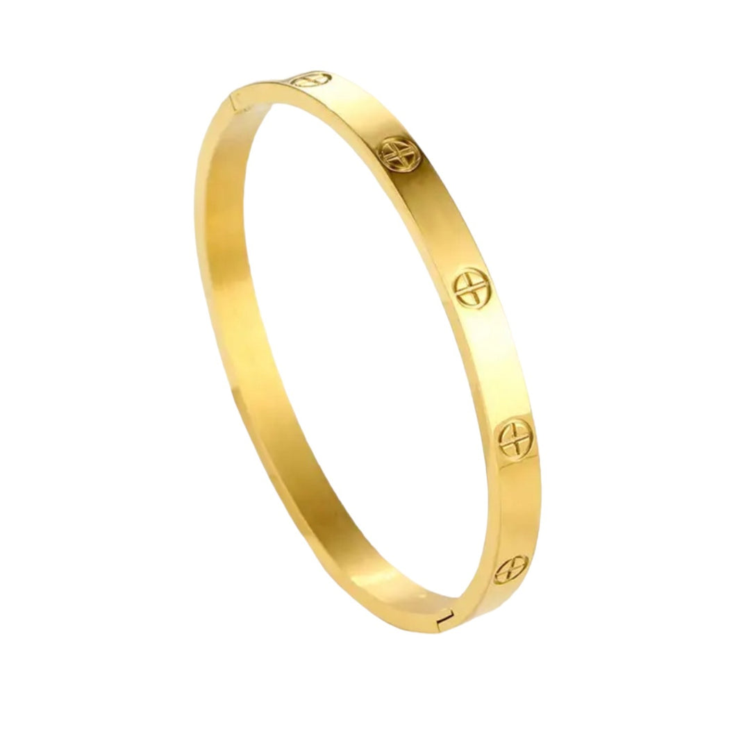 Love Inspired Bangle Bracelet - Timeless Symbolism, Elegant Design