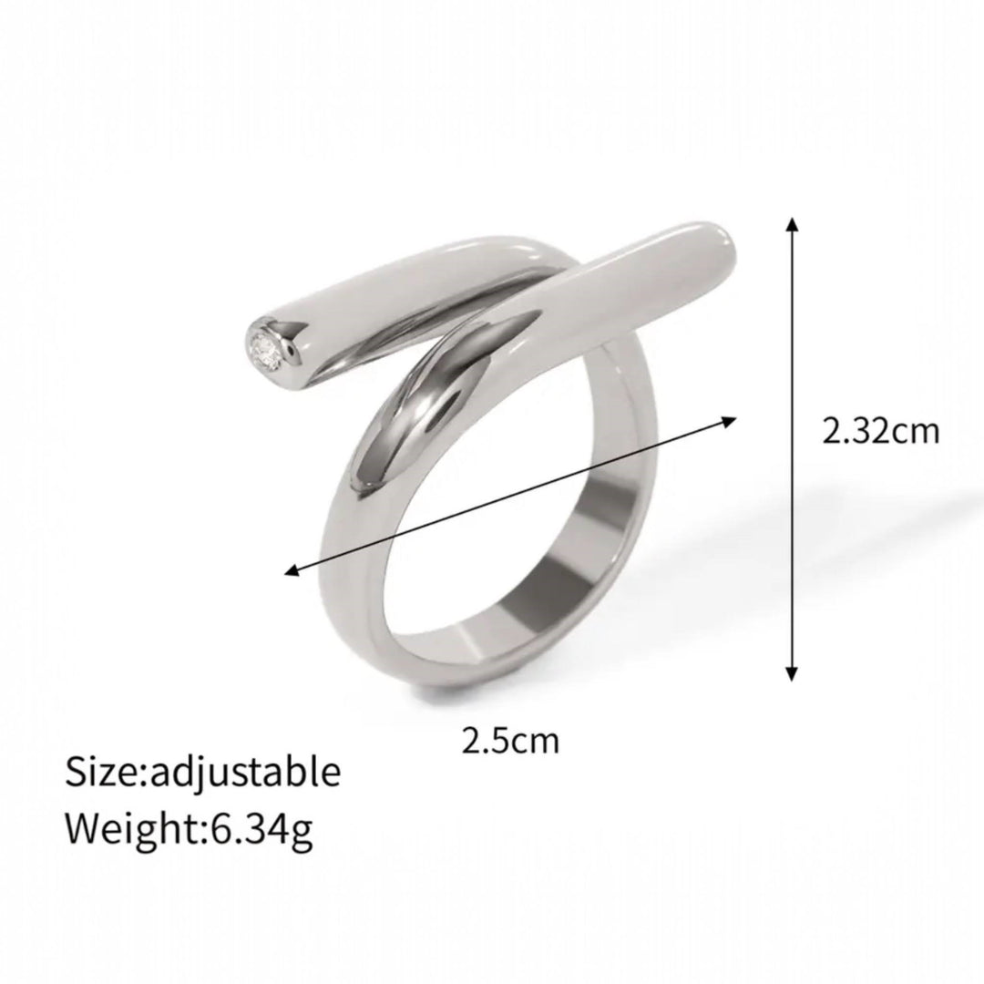 Modern Twist Ring