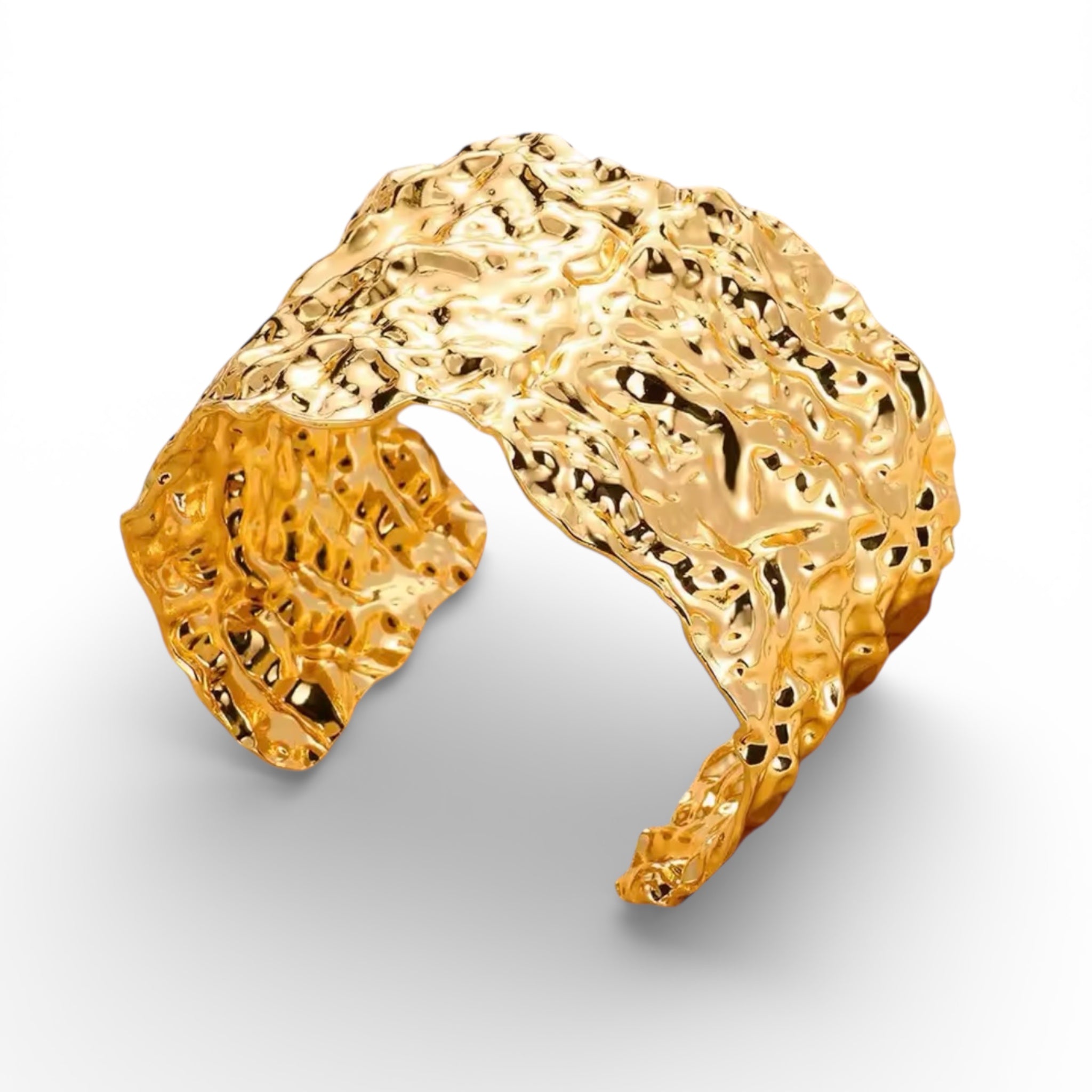 Molten Gold Cuff Bracelet