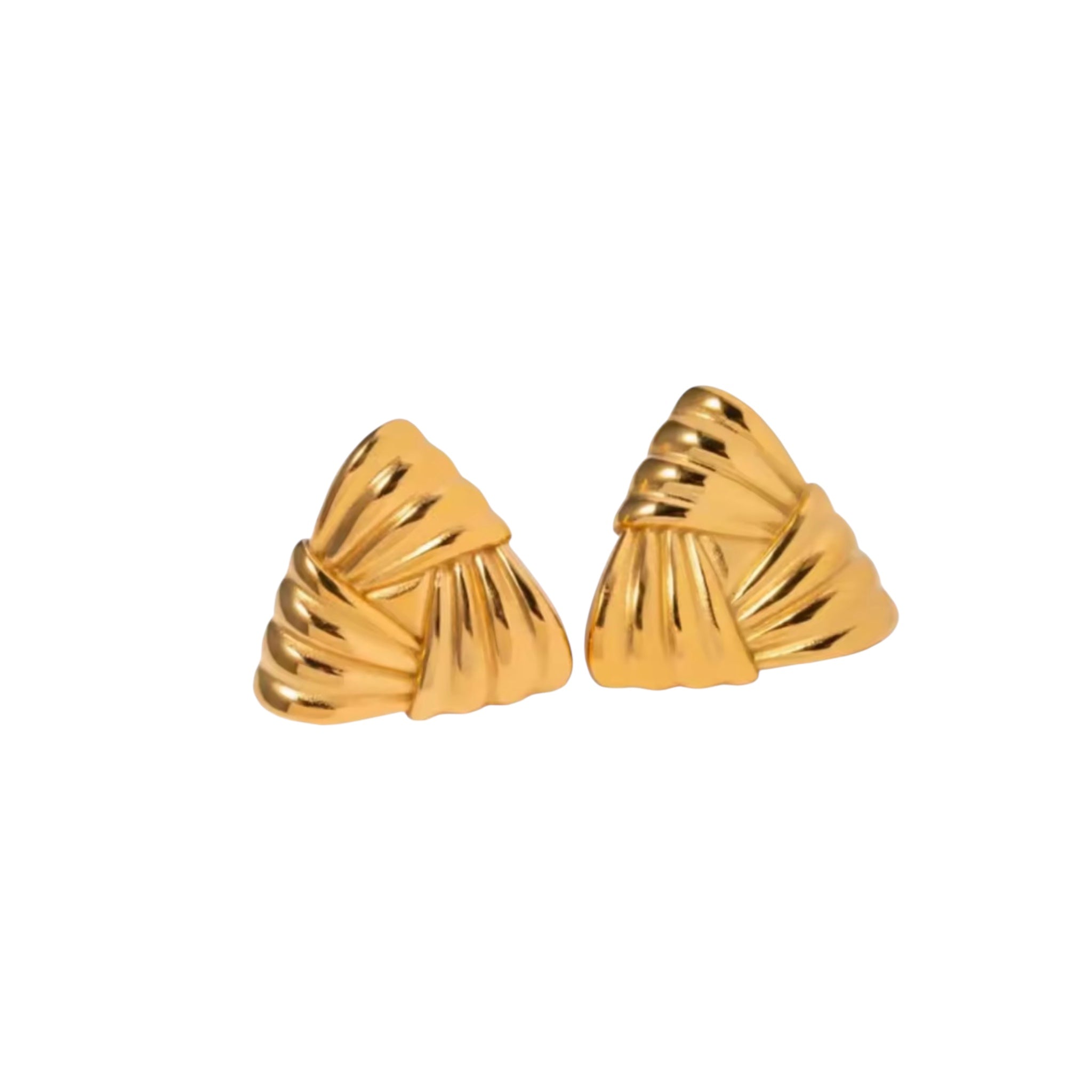 Valencia Fold Sculpt Earrings