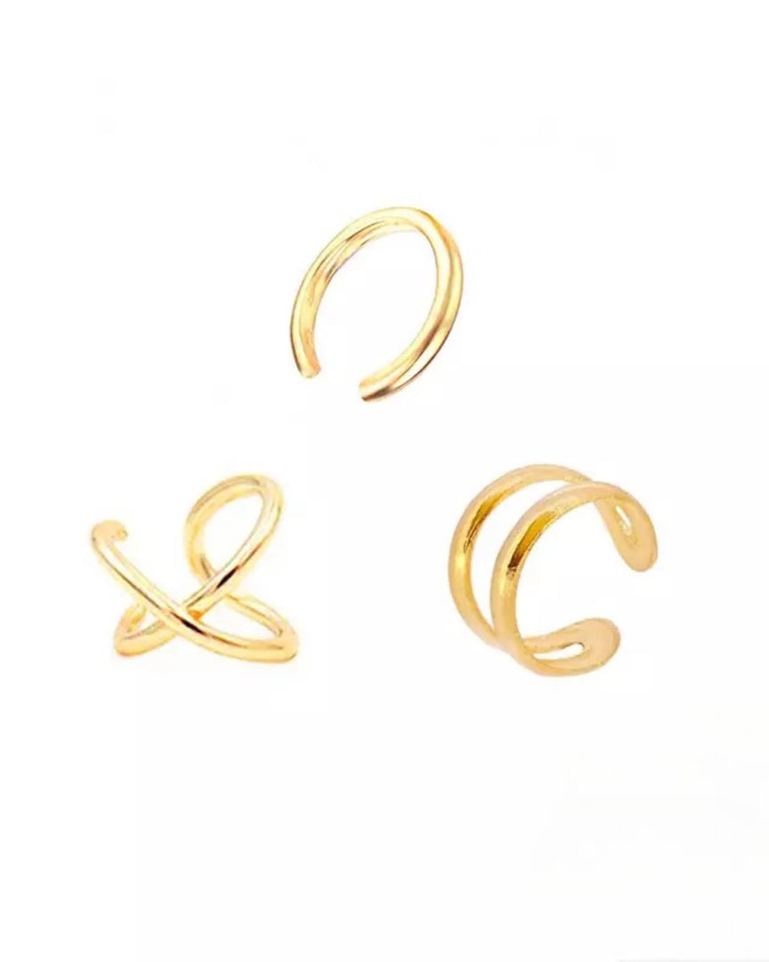 3pcs - Dainty Ear Cuff