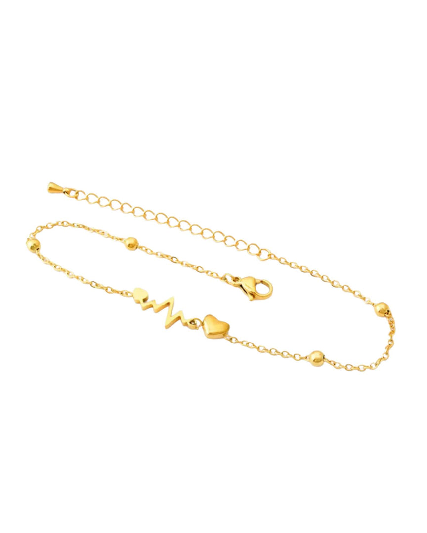 Heartbeat chain  Anklet