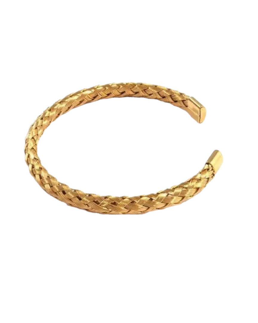 Lia Braided Cuff Bracelet