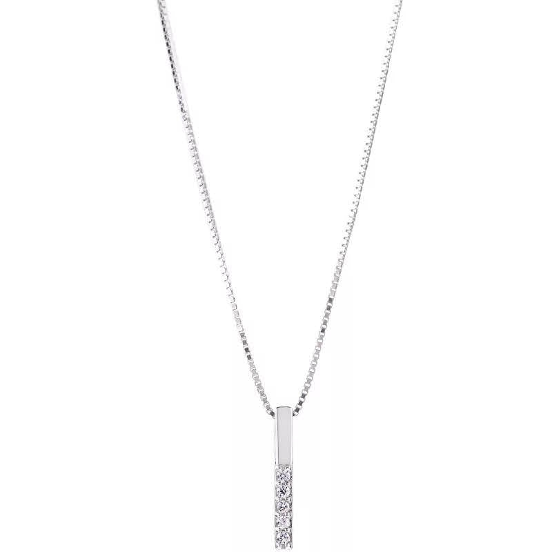 Lia Diamond Bar Necklace