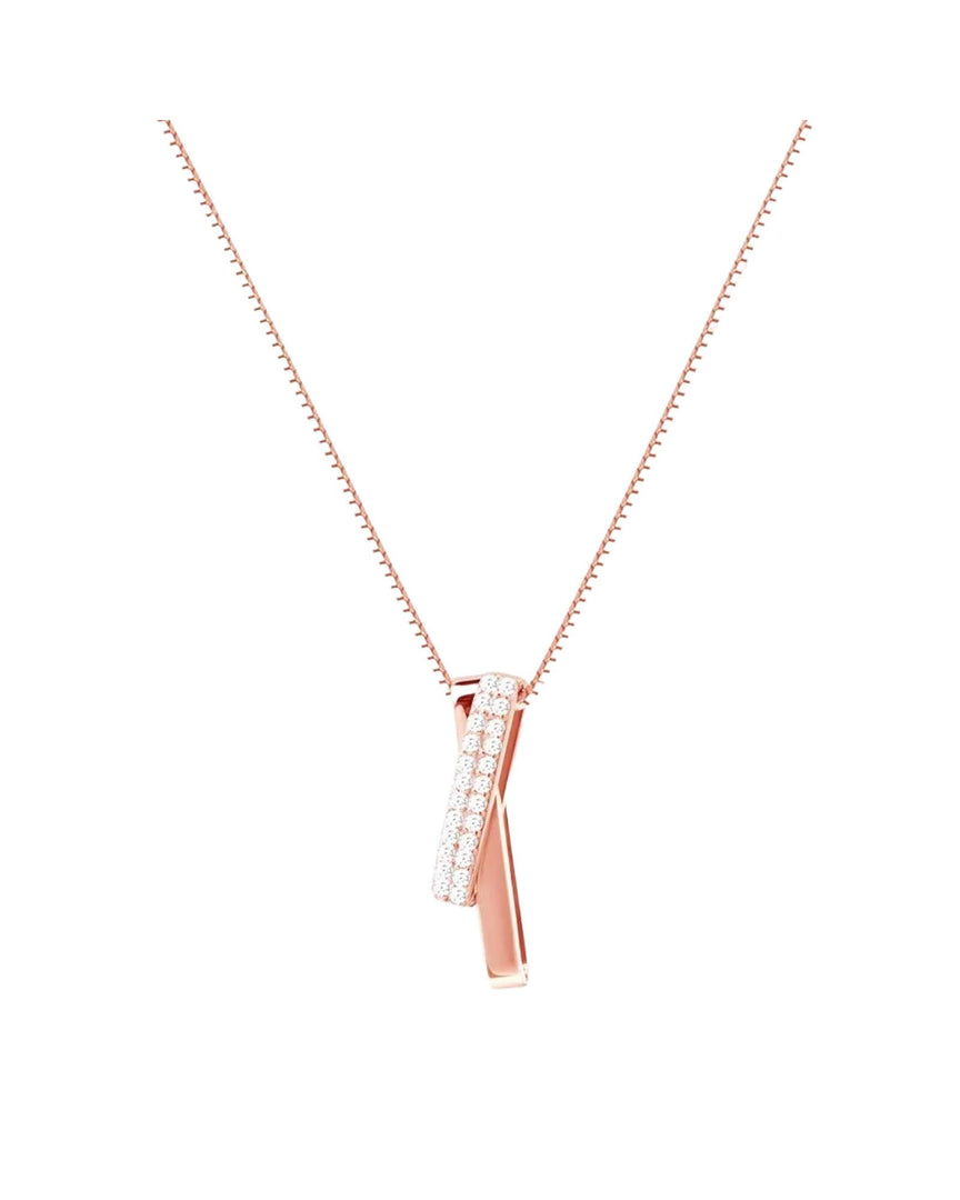 Lia Diamond Criss-Cross Necklace