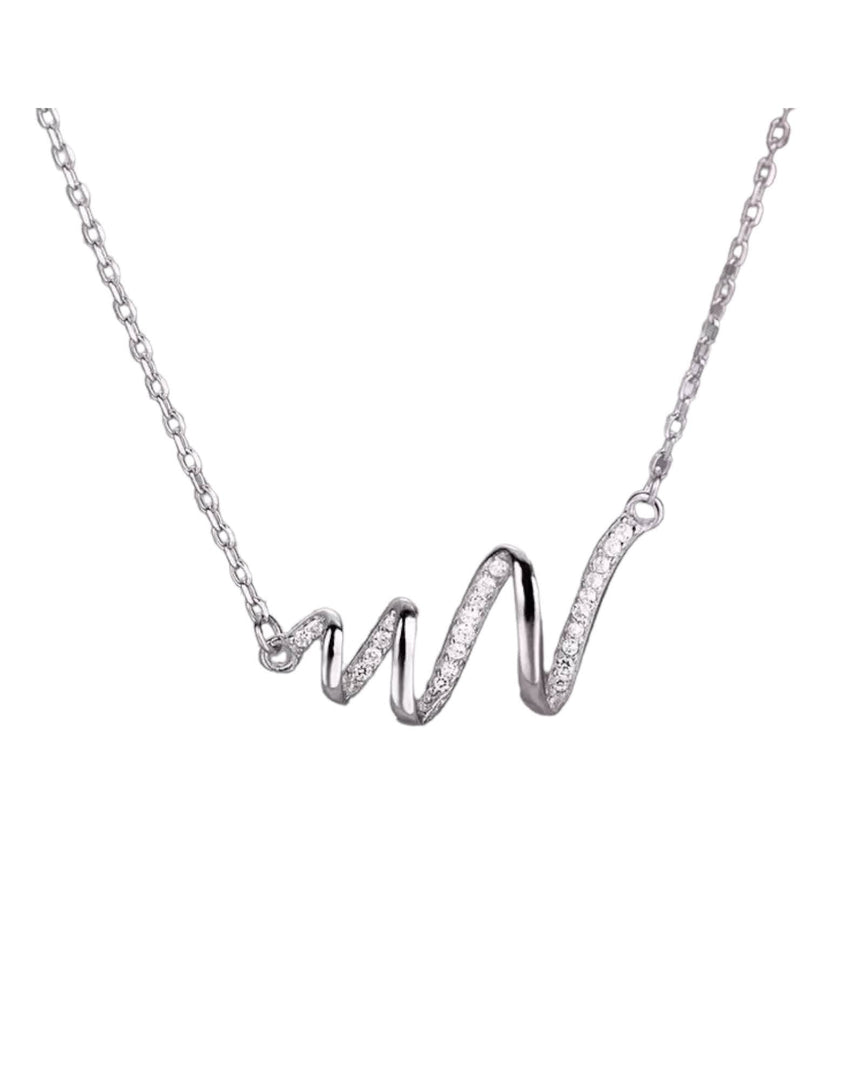 Lia Diamond Wave Necklace