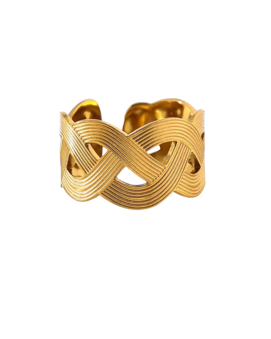 Open Edge Braided Ring