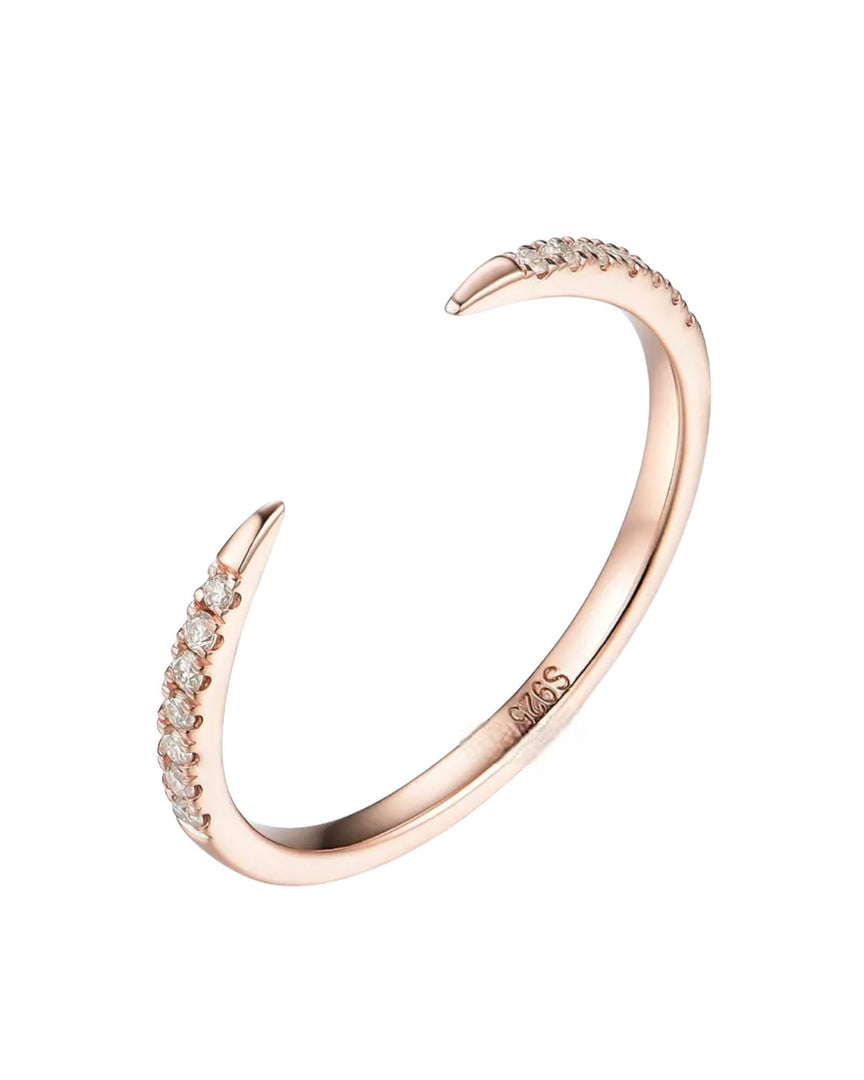 Open Pave Stacking Ring