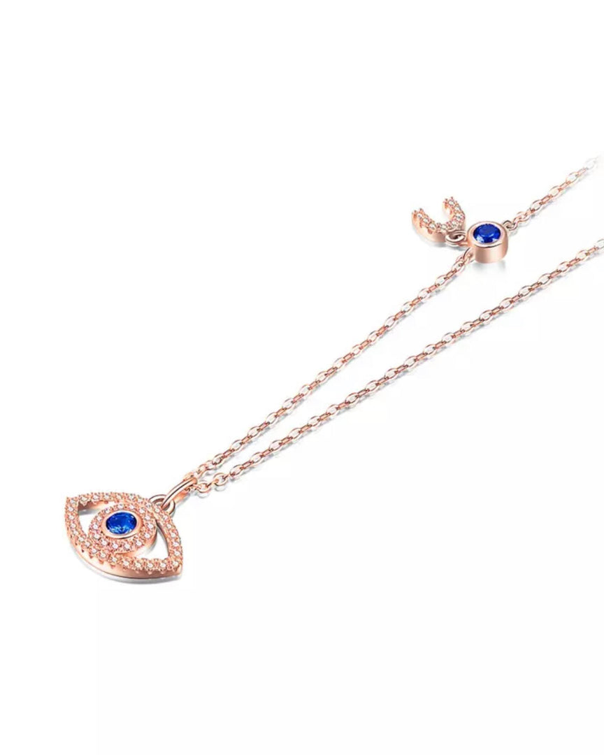 U, Evil Eye Pedant Necklace